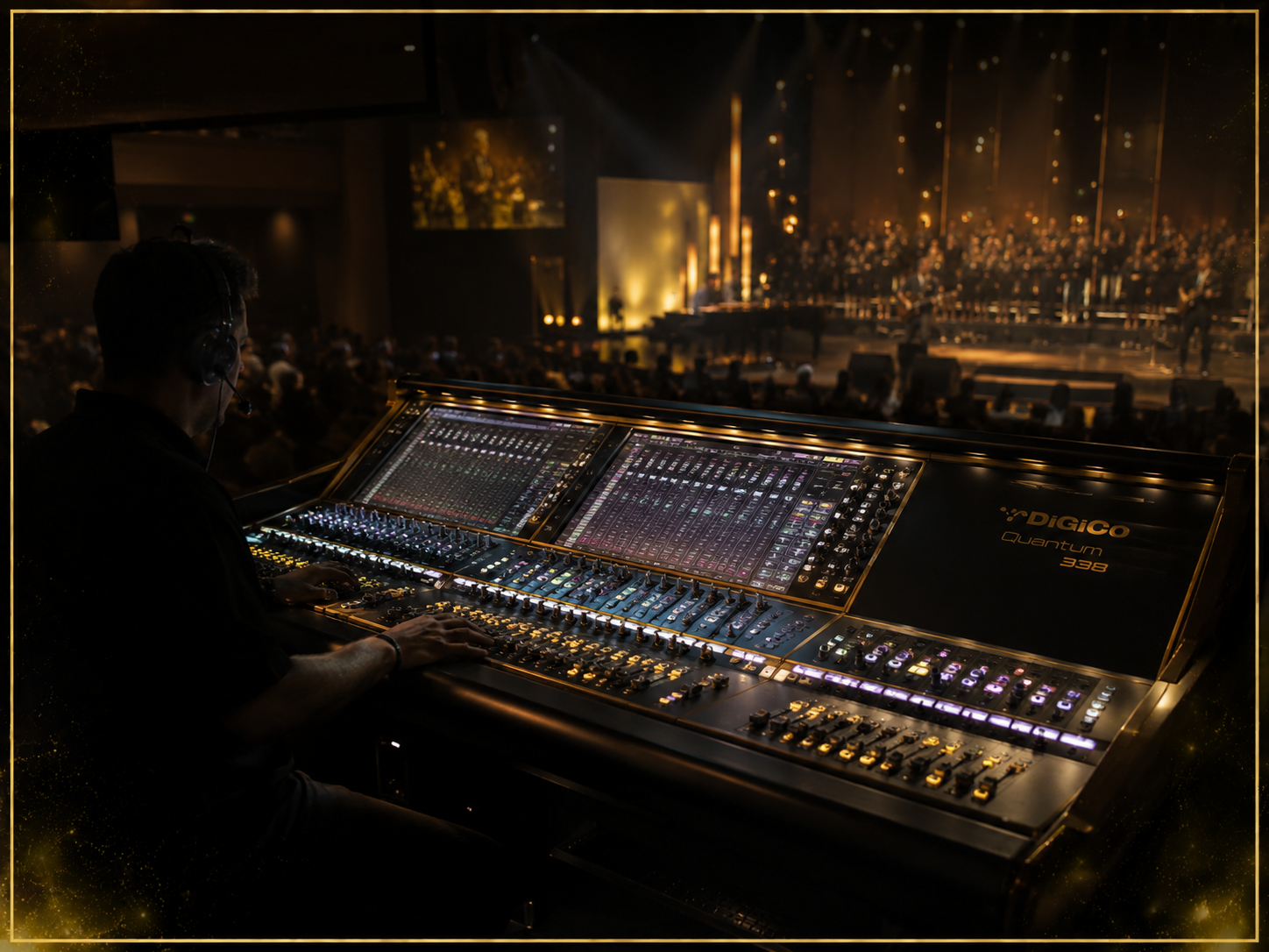 ارتقای صدای سالن ۴۲۰۰ نفره Fellowship Church با دو کنسول DiGiCo Quantum 338